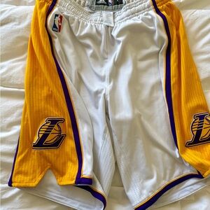 Authentic NBA Lakers Shorts